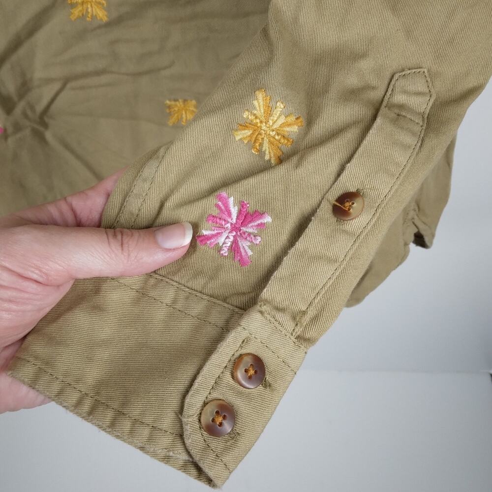 Artisan de Luxe Embroidered Button Front Jacket size Medium - Picture 5 of 6